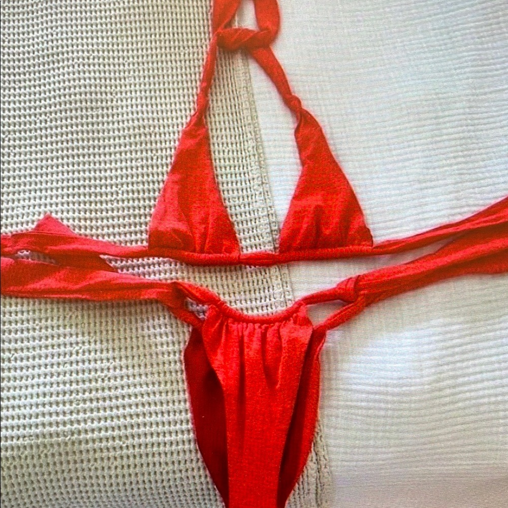 Red Bikini Set